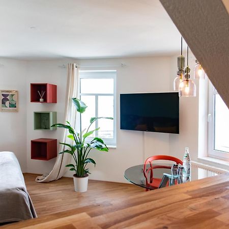 Bauhaus Apartment - Netflix, Nespresso, Zentral, Messe Chemnitz Luaran gambar