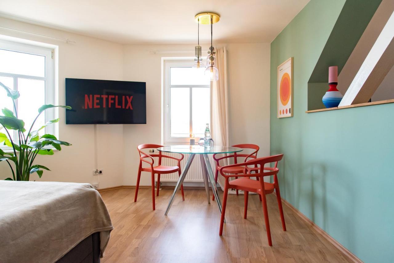 Bauhaus Apartment - Netflix, Nespresso, Zentral, Messe Chemnitz Luaran gambar