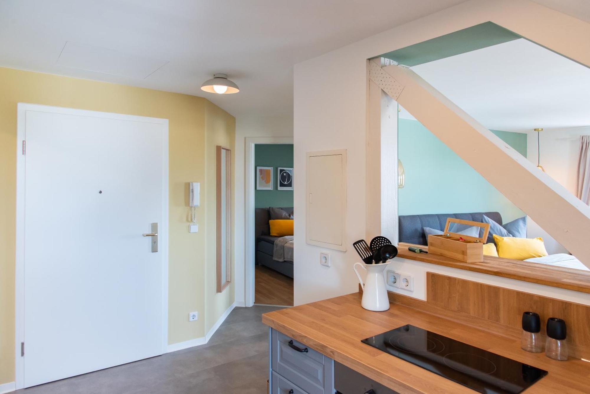 Bauhaus Apartment - Netflix, Nespresso, Zentral, Messe Chemnitz Luaran gambar